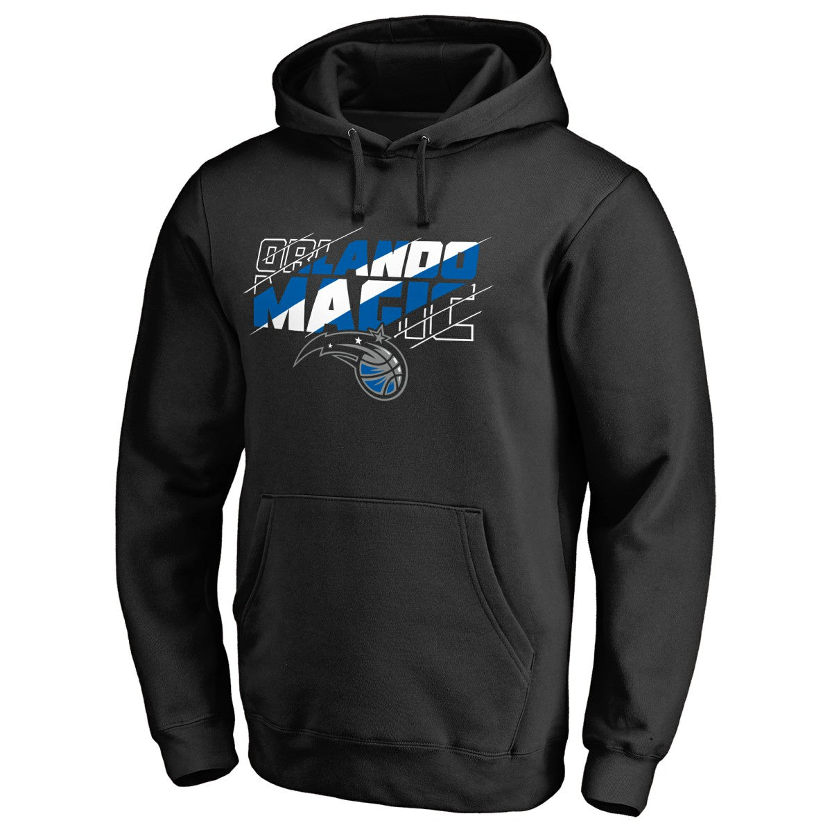 Orlando Magic Stars Alternate Slasher Pullover Hoodie Black