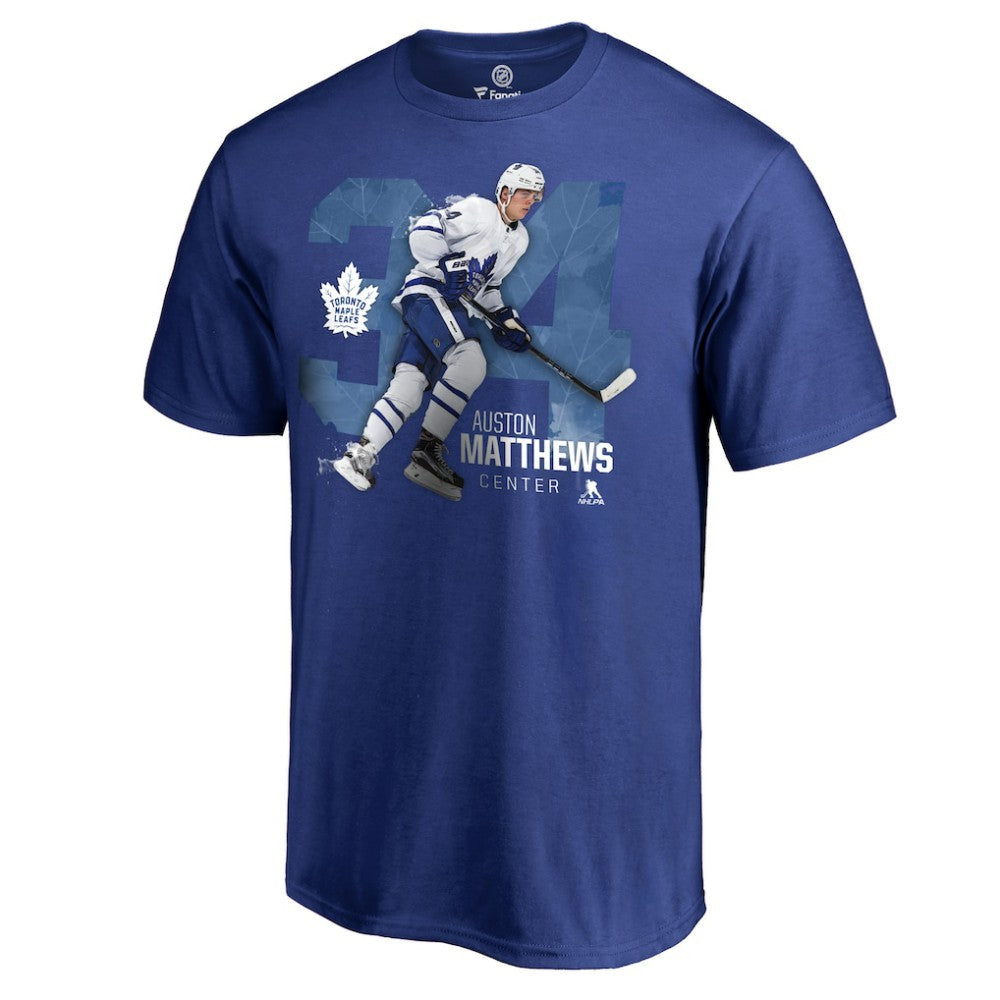 Auston Matthews Toronto Maple Leafs Core Player T-Shirt - Royal | US 2613051