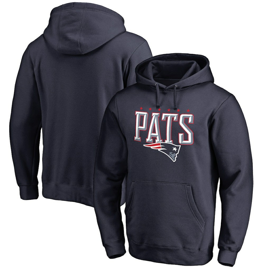 New England Patriots Hometown Collection True Patriot Pullover Hoodie - Navy Hoodies