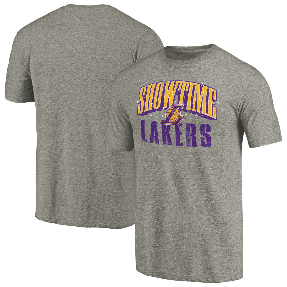 Los Angeles Lakers Hometown Collection Showtime Tri-Blend T-Shirt Gray outlet