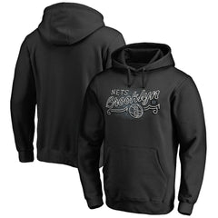 Brooklyn Nets Hometown Collection Neon Lights Pullover Hoodie Black