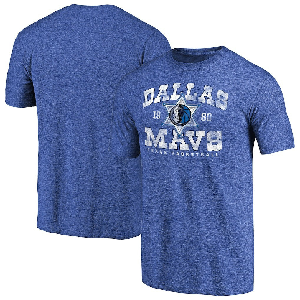 Dallas Mavericks Hometown Collection Lawman Tri-Blend T-Shirt Royal outlet