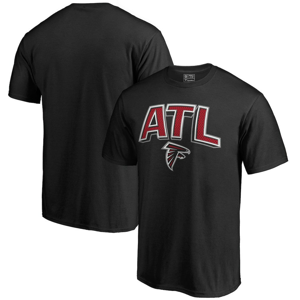Atlanta Falcons Hometown Collection ATL T-Shirt - Black T-shirts
