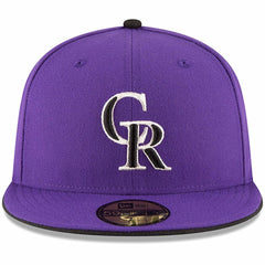 Colorado Rockies New Era Authentic Collection ON Field 59FIFTY Structured Hat - Purple Hats