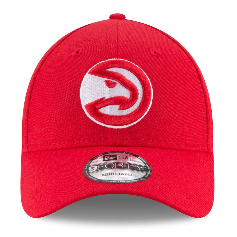 Atlanta Hawks Team Color 9FORTY Adjustable Hat Red - New Era