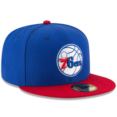 Philadelphia 76ers Team Color 2Tone 59FIFTY Fitted Hat Royal/Red - New Era