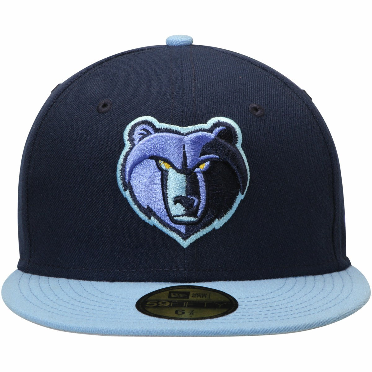 Memphis Grizzlies Team Color 2Tone 59FIFTY Fitted Hat Navy/Light Blue - New Era