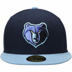 Memphis Grizzlies Team Color 2Tone 59FIFTY Fitted Hat Navy/Light Blue - New Era