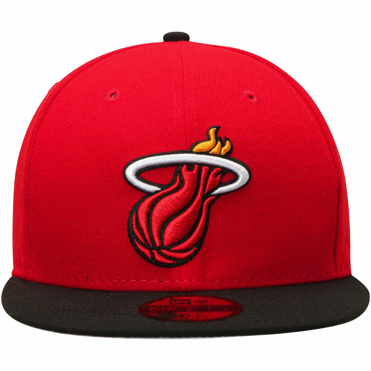 Miami Heat Team Color 2Tone 59FIFTY Fitted Hat Red/Black - New Era outlet