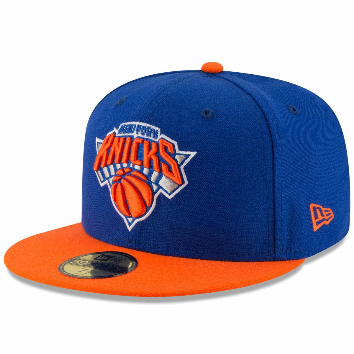 New York Knicks Team Color 2Tone 59FIFTY Fitted Hat Royal/Orange - New Era