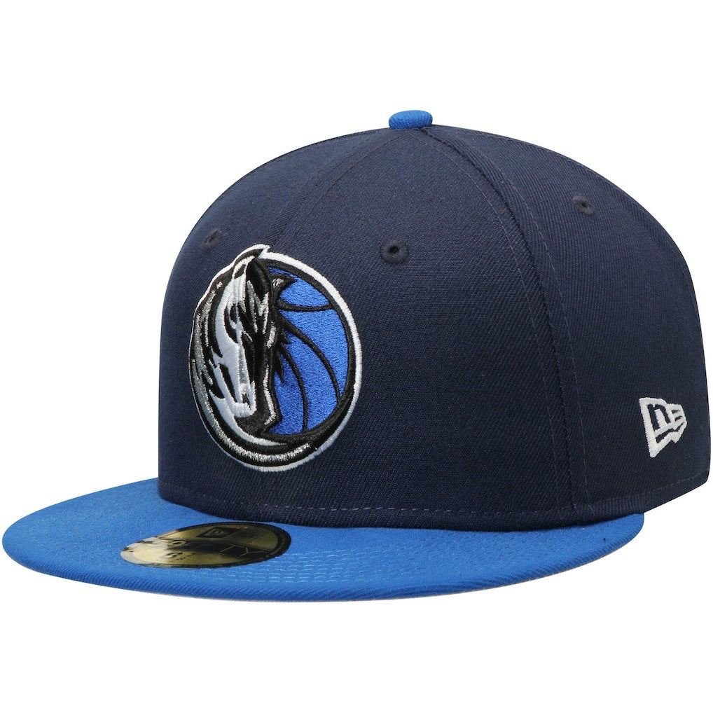 Dallas Mavericks Team Color 2Tone 59FIFTY Fitted Hat Navy/Blue - New Era outlet