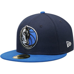 Dallas Mavericks Team Color 2Tone 59FIFTY Fitted Hat Navy/Blue - New Era outlet