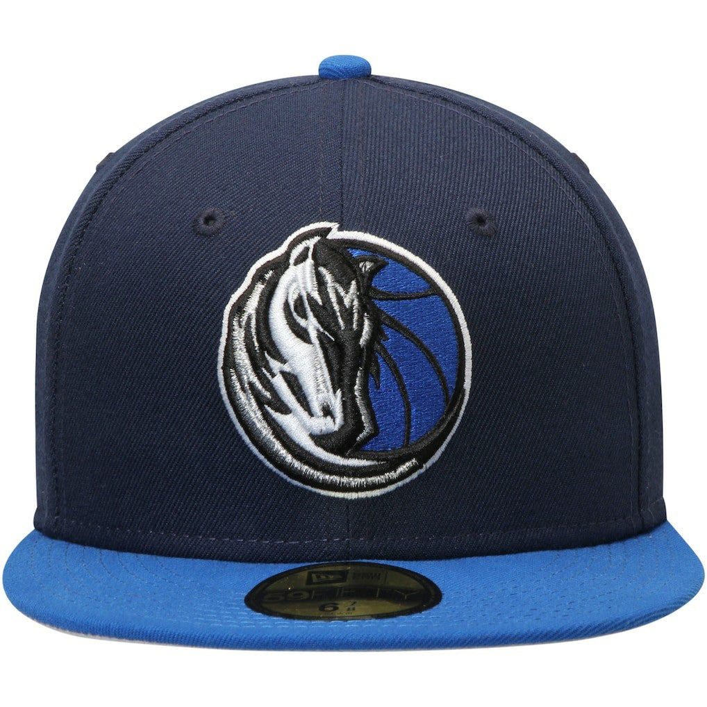 Dallas Mavericks Team Color 2Tone 59FIFTY Fitted Hat Navy/Blue - New Era outlet