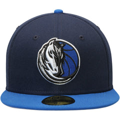Dallas Mavericks Team Color 2Tone 59FIFTY Fitted Hat Navy/Blue - New Era outlet