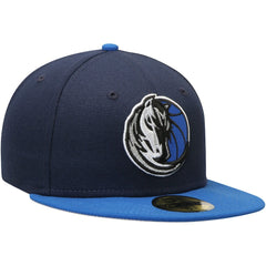 Dallas Mavericks Team Color 2Tone 59FIFTY Fitted Hat Navy/Blue - New Era outlet