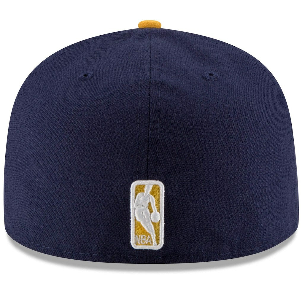 Indiana Pacers Team Color 2Tone 59FIFTY Fitted Hat Navy/Yellow - New Era