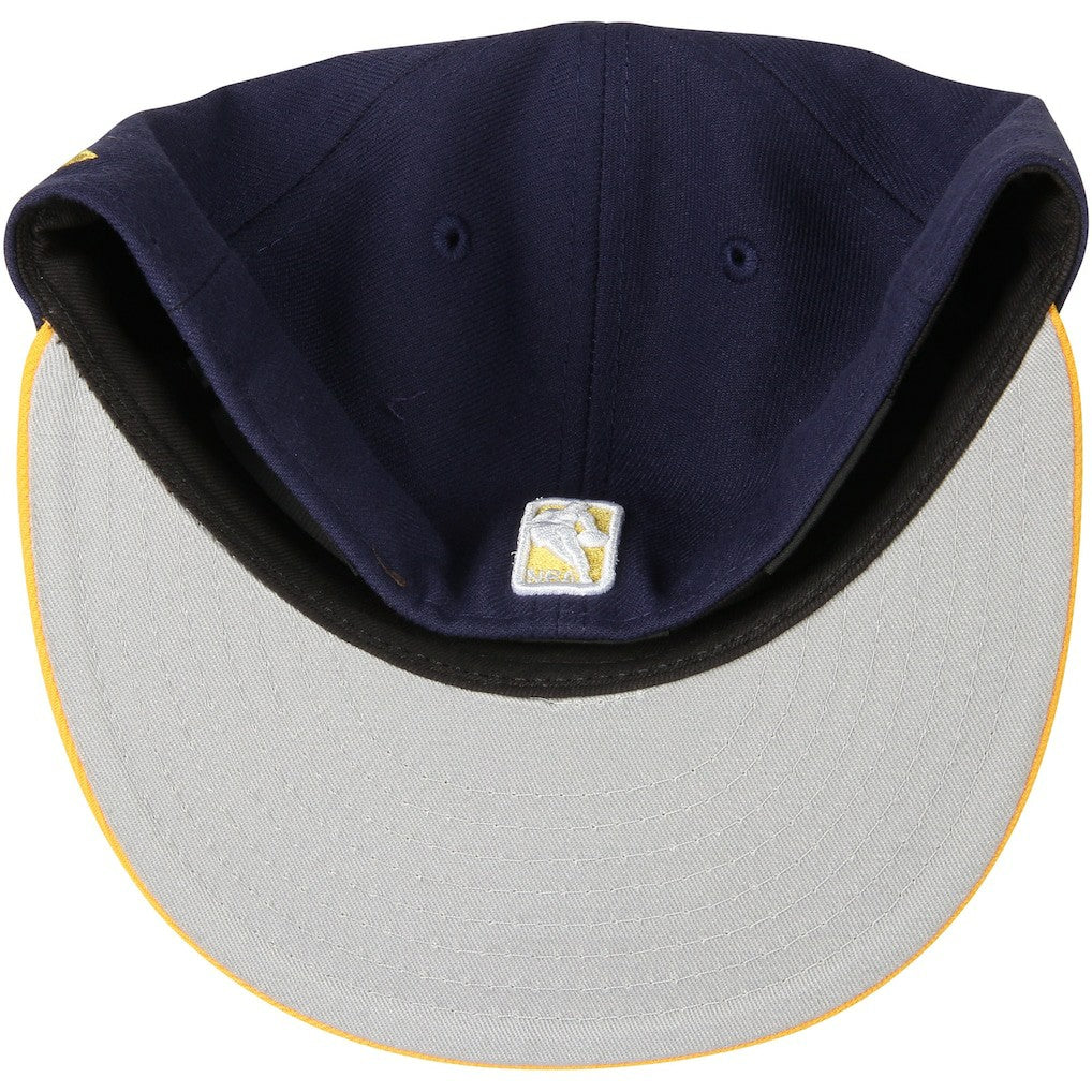 Indiana Pacers Team Color 2Tone 59FIFTY Fitted Hat Navy/Yellow - New Era