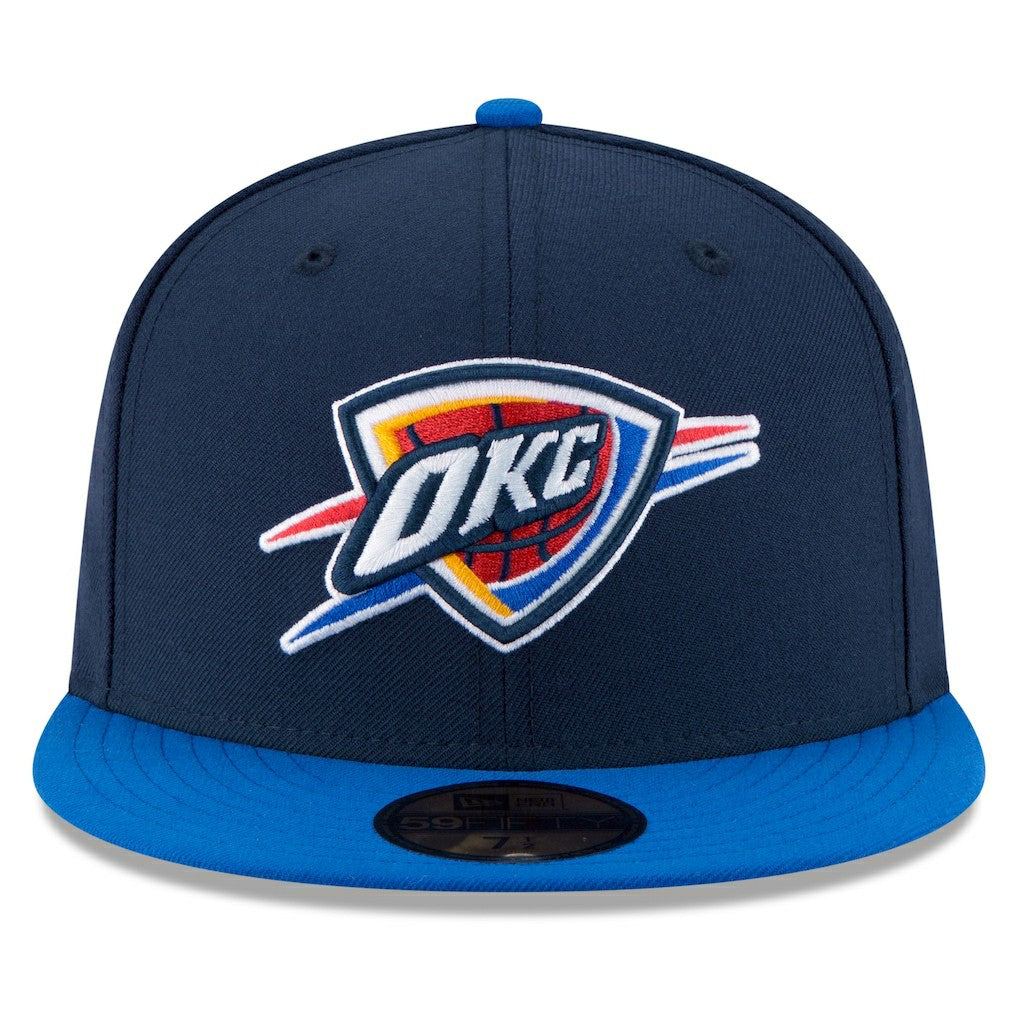 Oklahoma City Thunder Team Color 2Tone 59FIFTY Fitted Hat Navy/Royal - New Era