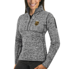 Vegas Golden Knights Antigua Women's Fortune Half-Zip Sweatshirt - Heather Gray | US 2640061
