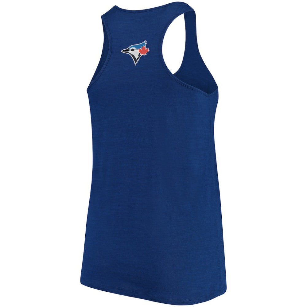 Toronto Blue Jays Soft as a Grape Women's Plus Size Swing for the Fences Racerback Tank Top - Royal Tanks