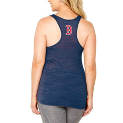 Boston Red Sox Soft as a Grape Women's Plus Size Swing for the Fences Racerback Tank Top - Navy Tanks