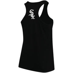 Chicago White Sox Soft as a Grape Women's Plus Size Swing for the Fences Racerback Tank Top - Black Tanks