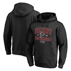 Atlanta Falcons Hometown Collection Guild Pullover Hoodie - Black Hoodies