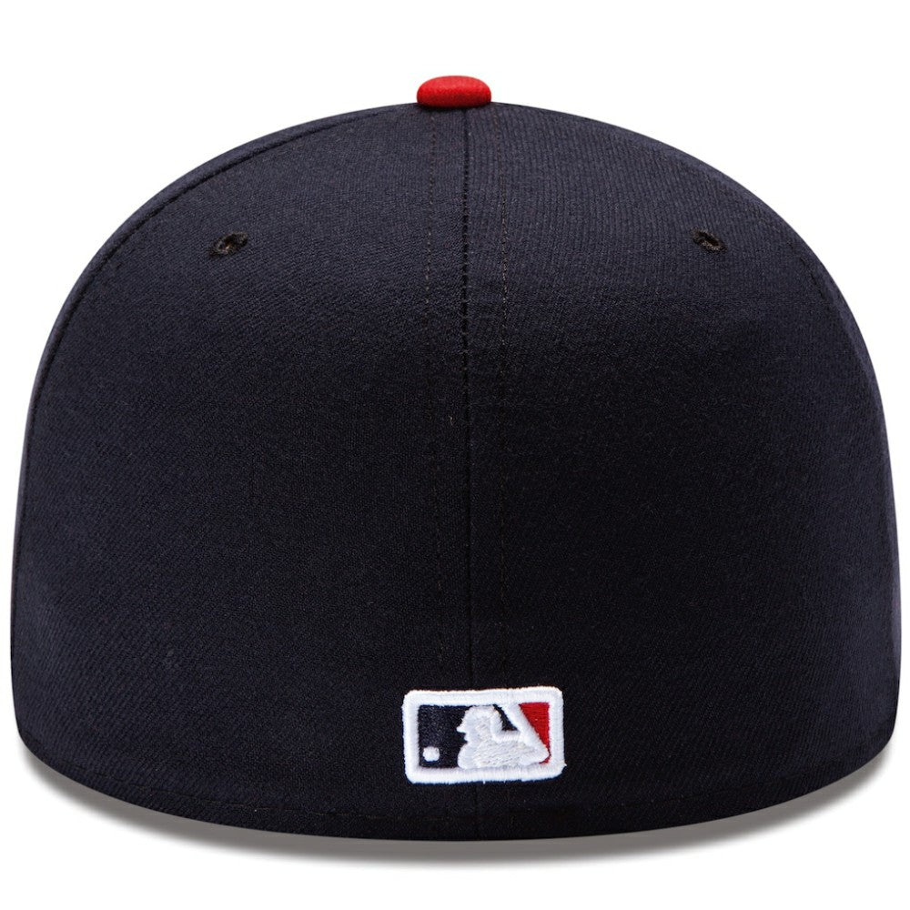 Atlanta Braves New Era Home Authentic Collection On-Field 59FIFTY Fitted Hat - Navy/Red Hats