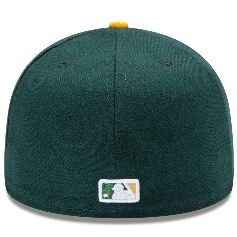 Athletics New Era Home Authentic Collection On-Field 59FIFTY Fitted Hat - Green/Yellow Hats