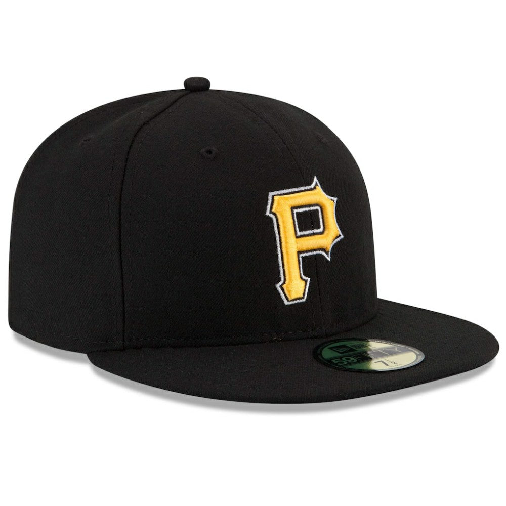 Pittsburgh Pirates New Era Alternate Authentic Collection On-Field 59FIFTY Fitted Hat - Black Hats