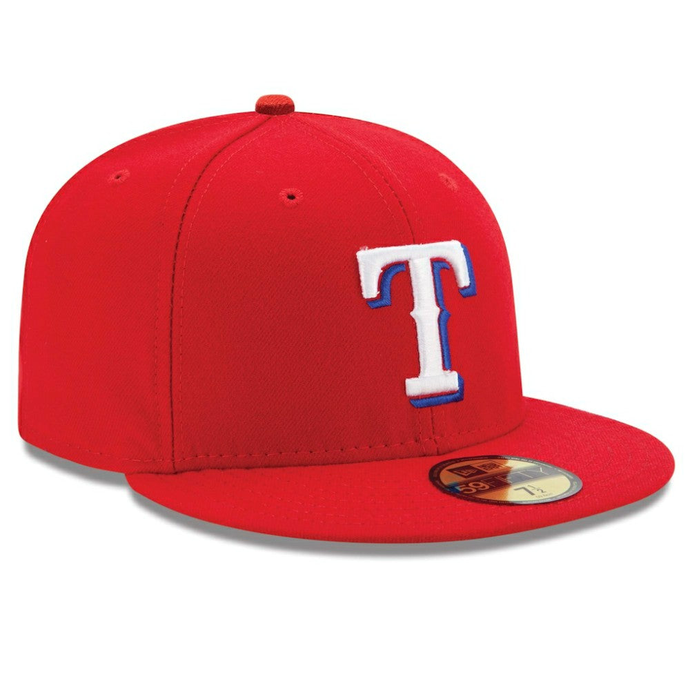 Texas Rangers New Era Alternate Authentic Collection On-Field 59FIFTY Fitted Hat - Red Hats