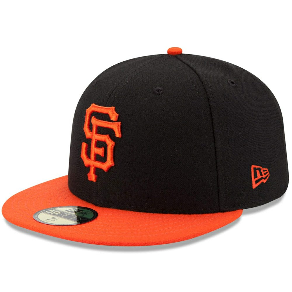 San Francisco Giants New Era Authentic Collection On-Field 59FIFTY Fitted Hat - Black/Orange Hats