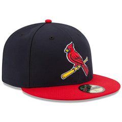 St. Louis Cardinals New Era Alternate 2 Authentic Collection On-Field 59FIFTY Fitted Hat - Navy/Red Hats