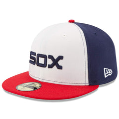 Chicago White Sox New Era Authentic Collection On-Field 59FIFTY Fitted Hat - White/Red Hats