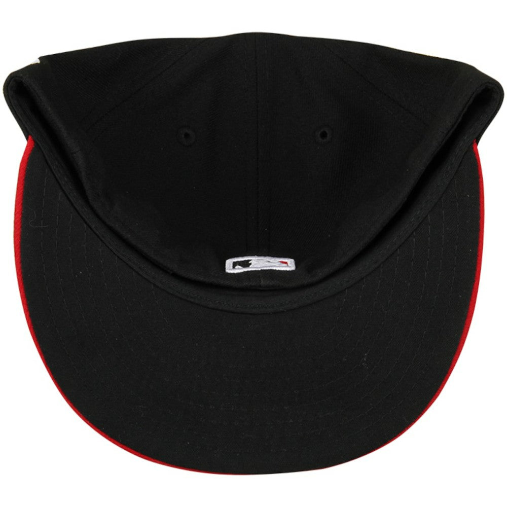 Cincinnati Reds New Era Alternate Authentic Collection On-Field 59FIFTY Fitted Hat - Black/Red Hats