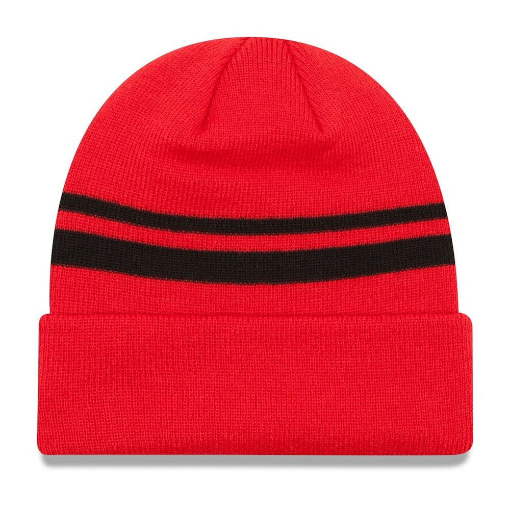 Kansas City Chiefs New Era Team Logo Cuffed Knit Hat - Red Hats