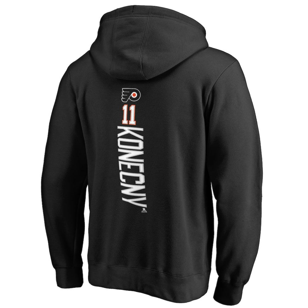 Travis Konecny Philadelphia Flyers Backer Pullover Hoodie - Black | US 2688643