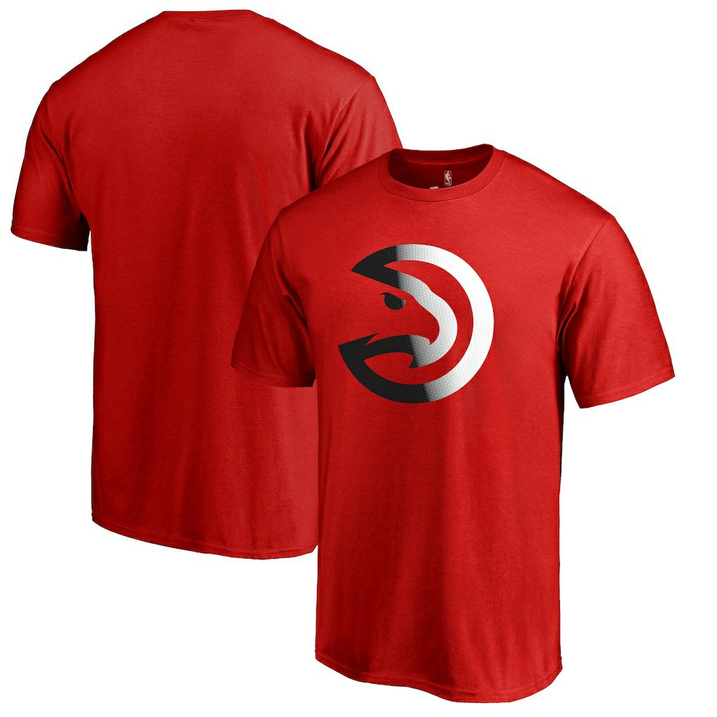 Atlanta Hawks Gradient Logo T-Shirt Red outlet