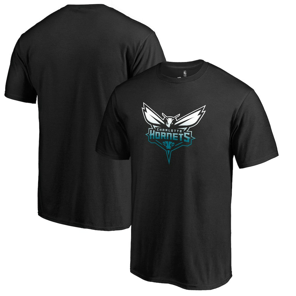 Charlotte Hornets Gradient Logo T-Shirt Black