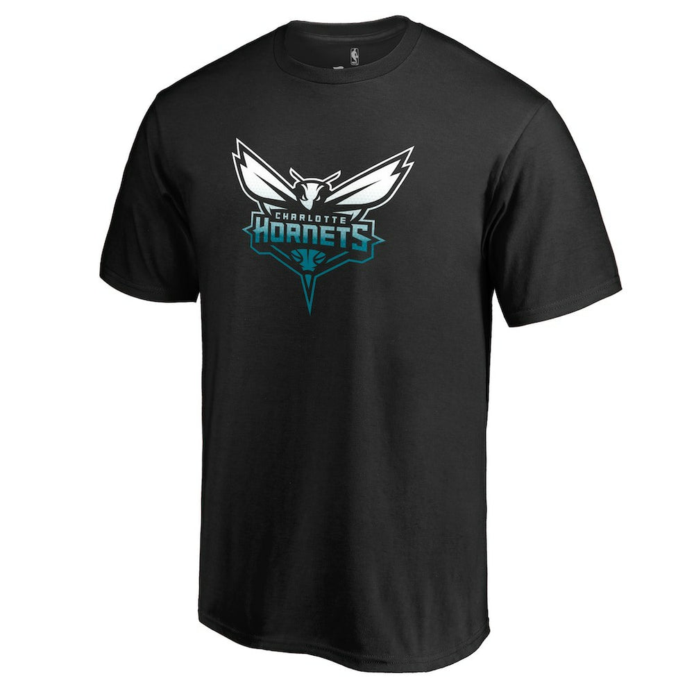Charlotte Hornets Gradient Logo T-Shirt Black