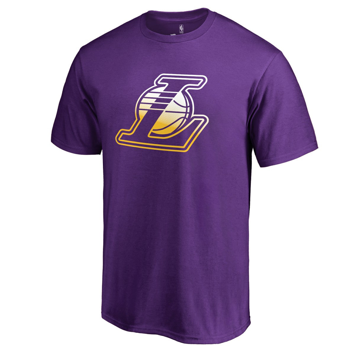 Los Angeles Lakers Gradient Logo T-Shirt Purple outlet