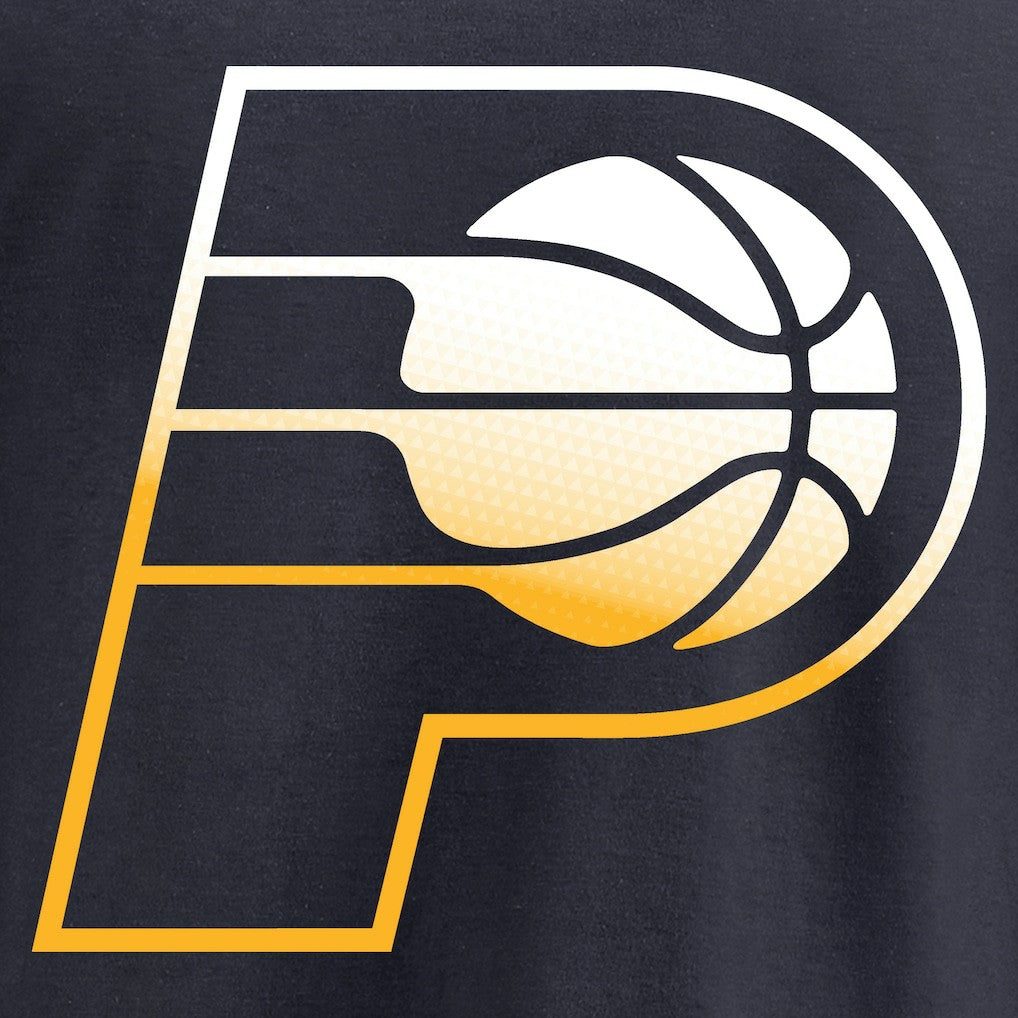 Indiana Pacers Gradient Logo Long Sleeve T-Shirt Navy outlet
