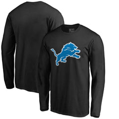 Detroit Lions Primary Logo T-Shirt - Black T-shirts