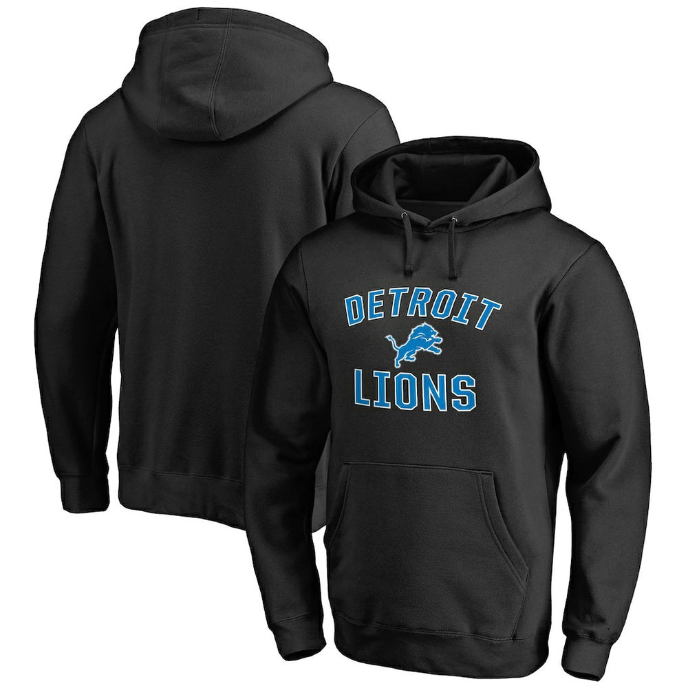 Detroit Lions Victory Arch Pullover Hoodie - Black Hoodies