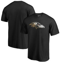 Baltimore Ravens Gradient Logo T-Shirt - Black T-shirts