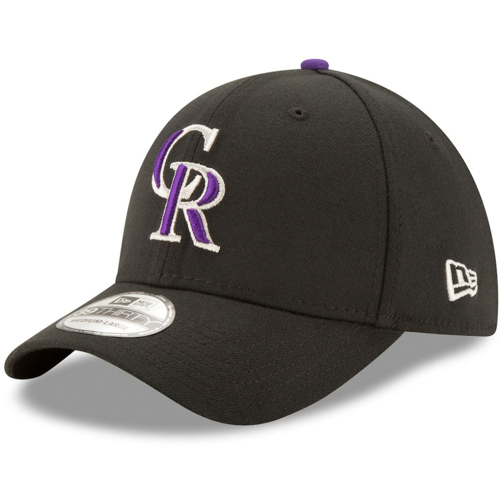 Colorado Rockies New Era Game Team Classic 39THIRTY Flex Hat - Black Hats