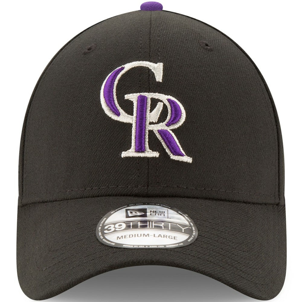 Colorado Rockies New Era Game Team Classic 39THIRTY Flex Hat - Black Hats
