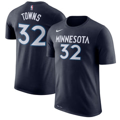 Karl-Anthony Towns Minnesota Timberwolves Name & Number Performance T-Shirt Blue - Nike