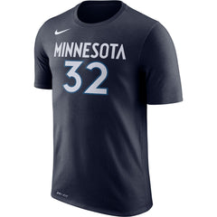 Karl-Anthony Towns Minnesota Timberwolves Name & Number Performance T-Shirt Blue - Nike