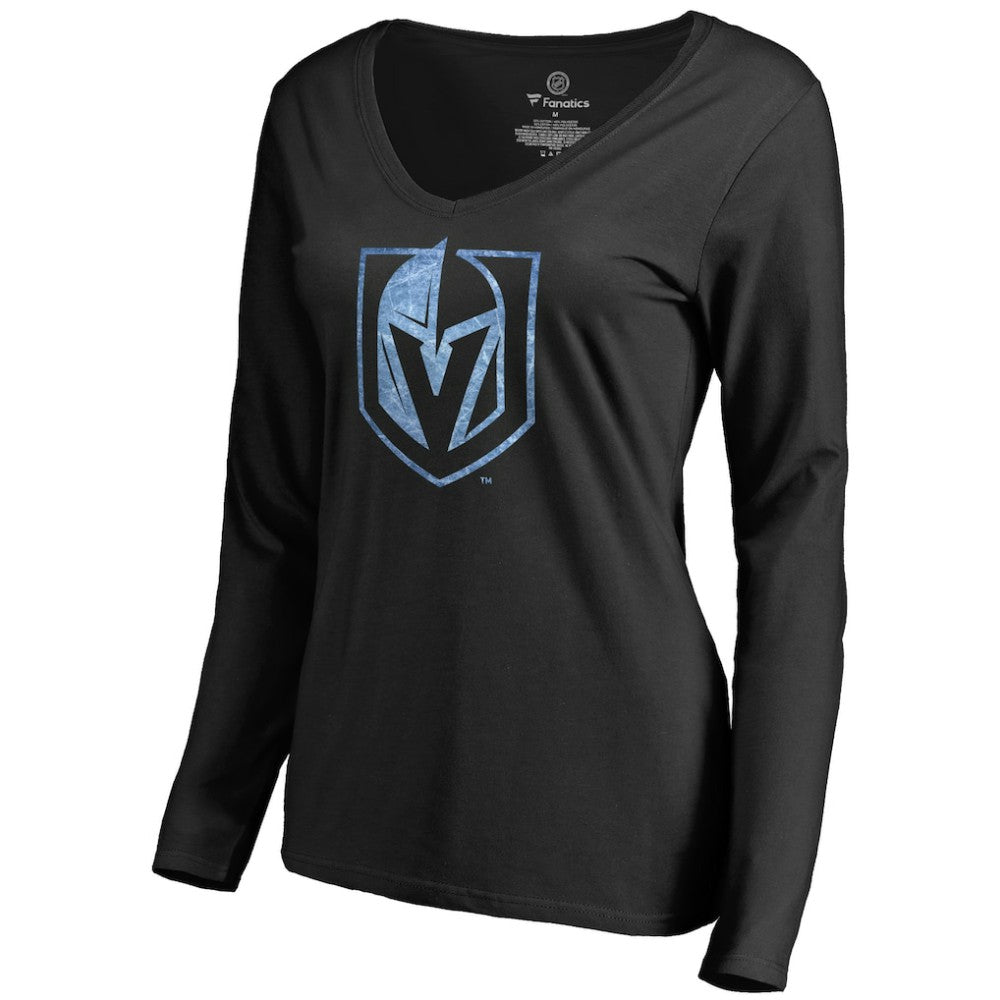 Vegas Golden Knights Women's Pond Hockey Long Sleeve T-Shirt - Black | US 2710167
